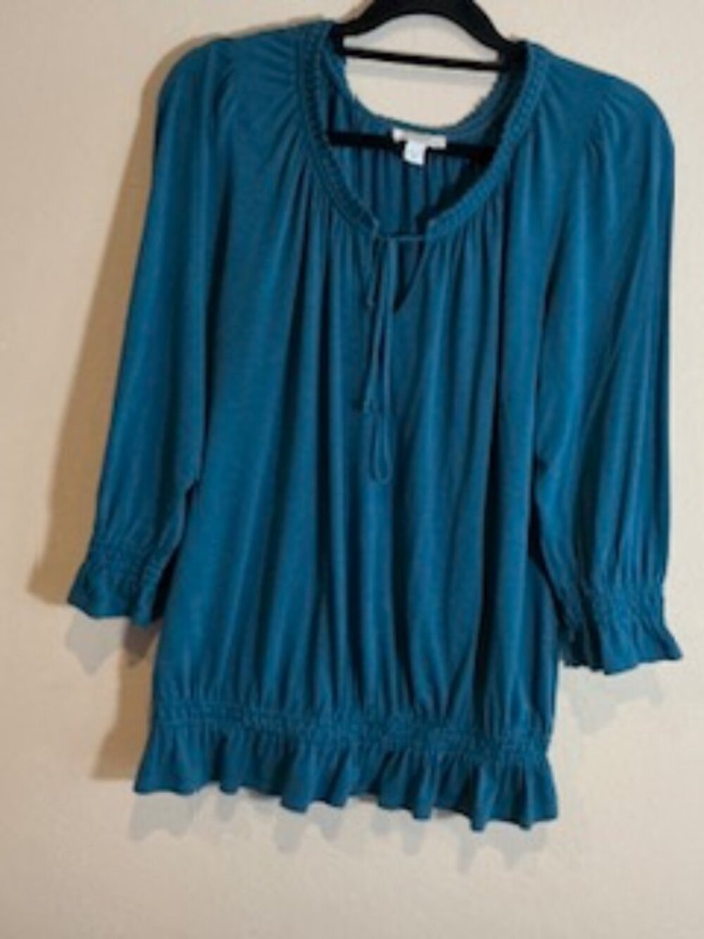 Boston Proper Women's 3/4 sleeve blouse, Size M